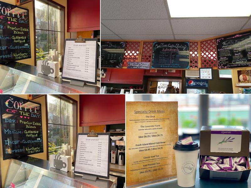 San Juan Island Roasters Menu