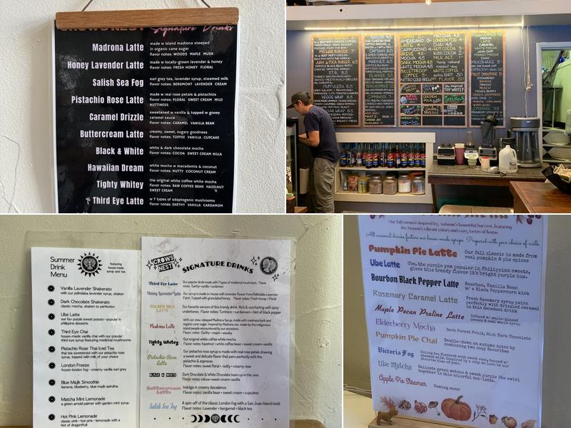 Crows Nest Coffee Shoppe Menu
