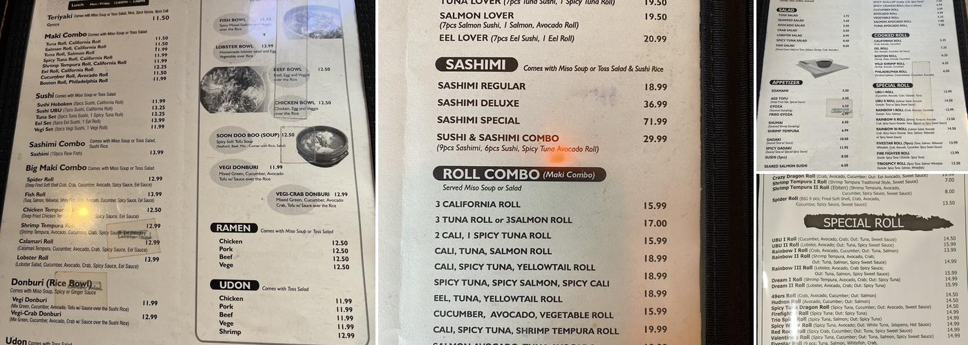 Ubu Menu