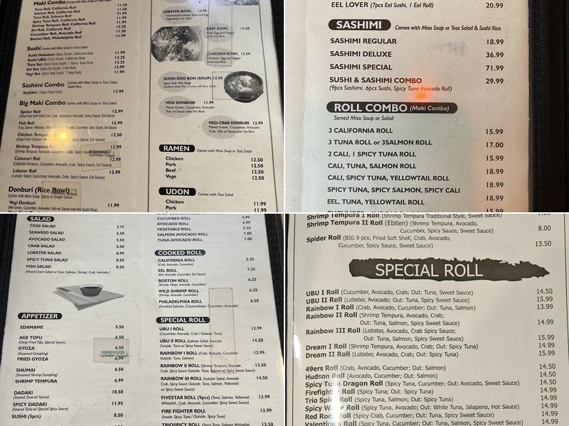 Ubu Menu