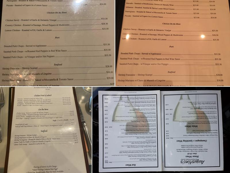 Augustino's Menu
