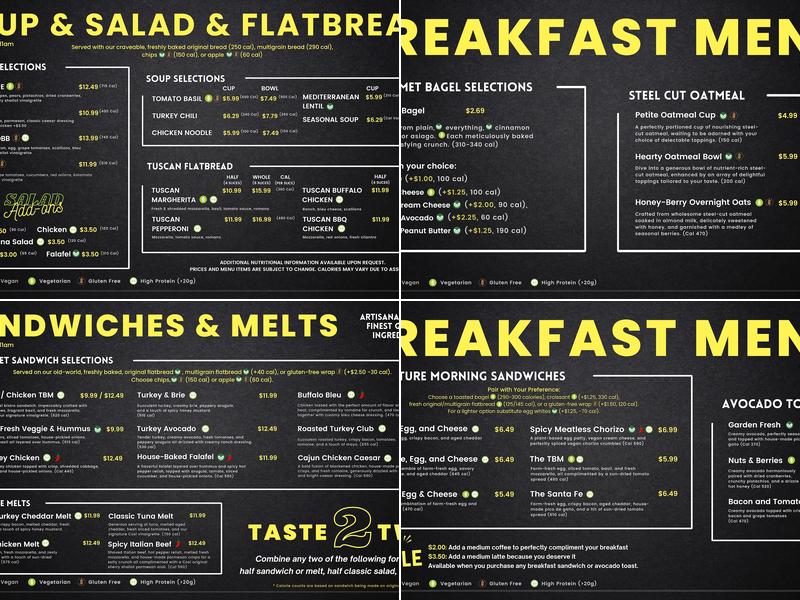 Così Menu