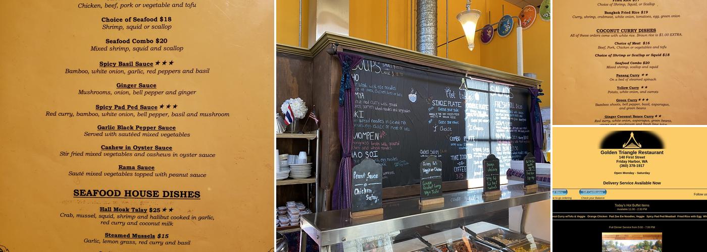 Golden Triangle Menu