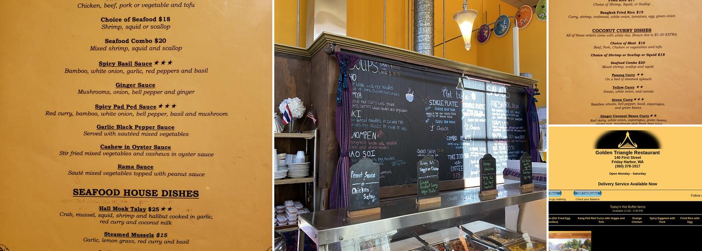 Golden Triangle Menu