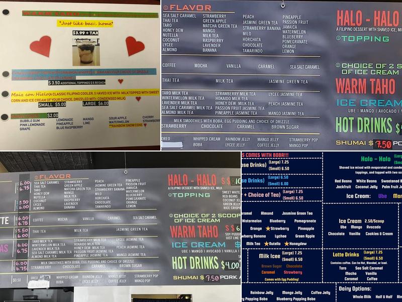 Ryan's Bistro & Boba House Menu