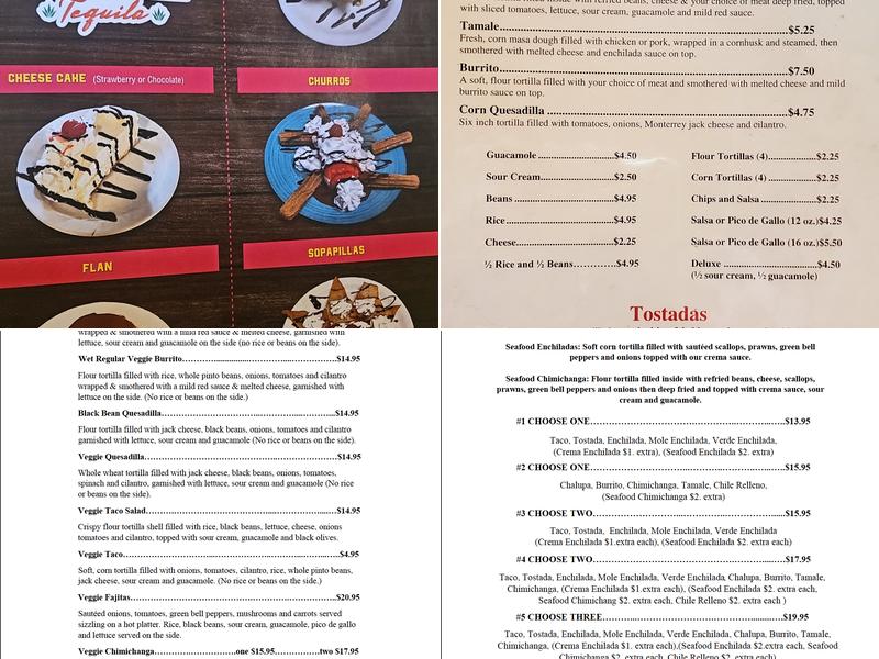 Hacienda Tequila | Sedro-Woolley Menu