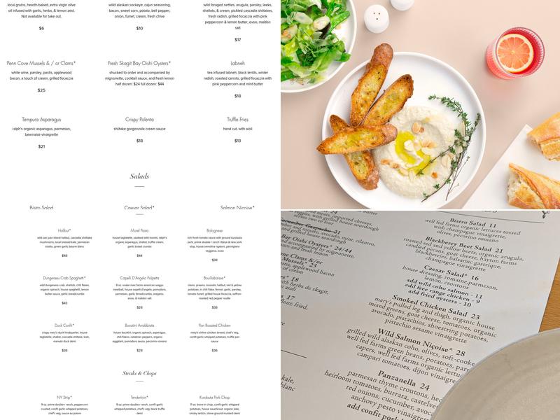 Nell Thorn Menu