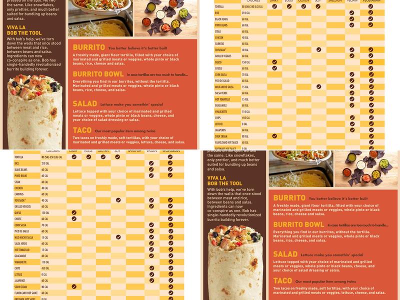 Pancheros Mexican Grill - Bedminster Menu