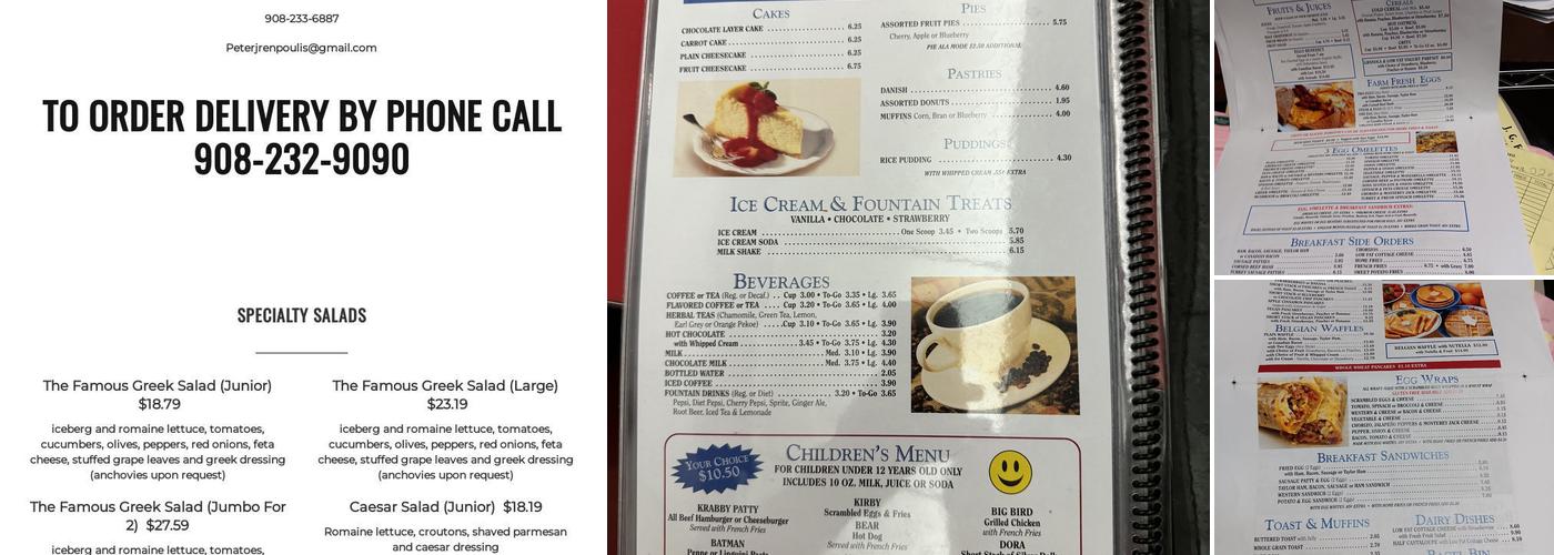Vicki's Diner Menu