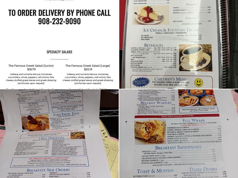 Vicki's Diner Menu