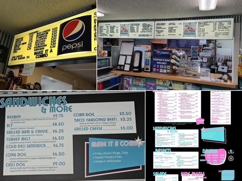 Cascade Burgers Menu