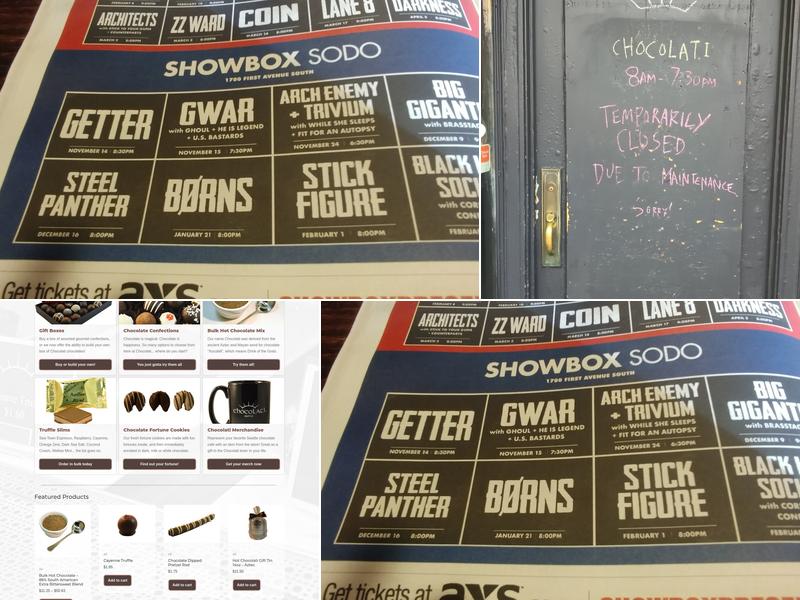 Chocolati Cafe Wallingford Menu