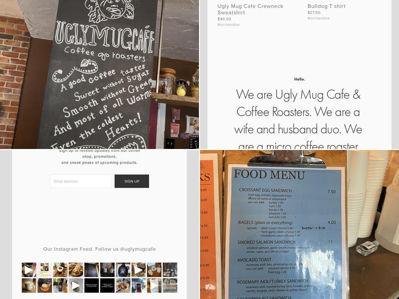Ugly Mug Cafe Menu