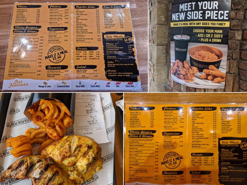 Black Rooster Peri Peri Dumbarton Menu