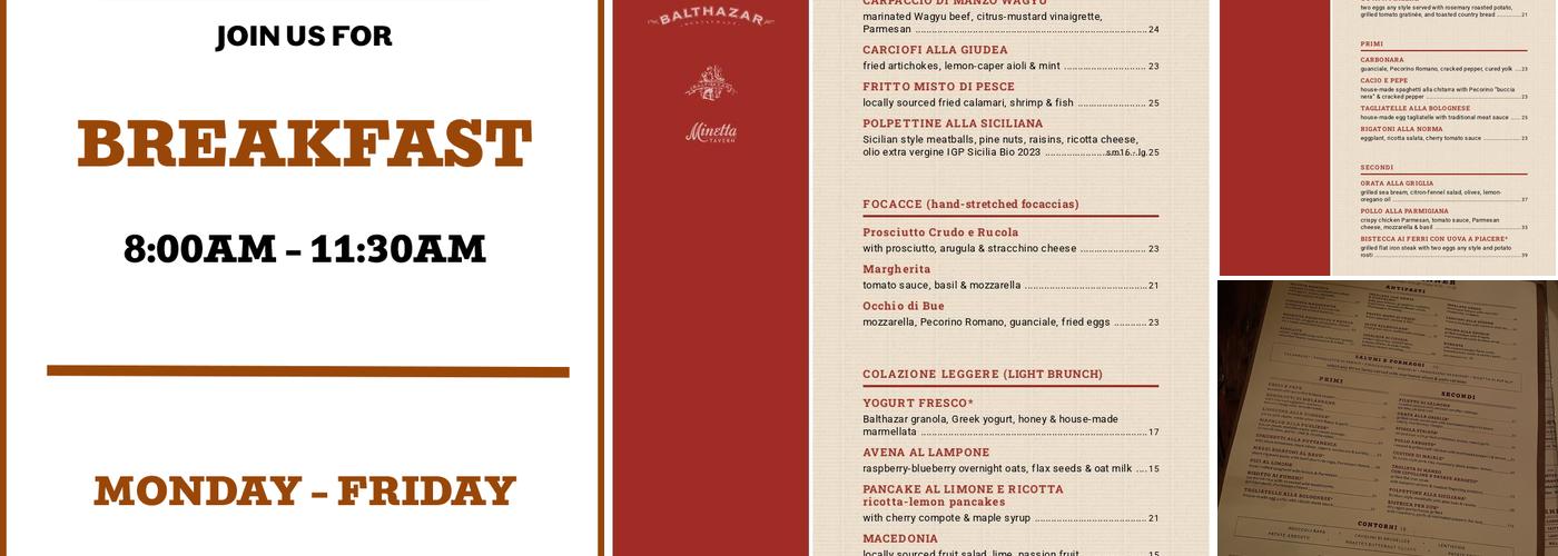 Morandi Menu