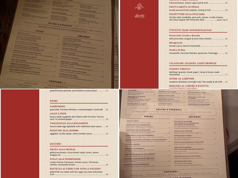 Morandi Menu