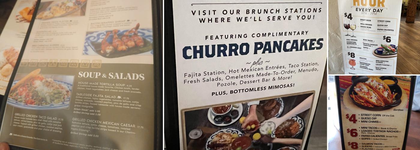 El Torito Menu