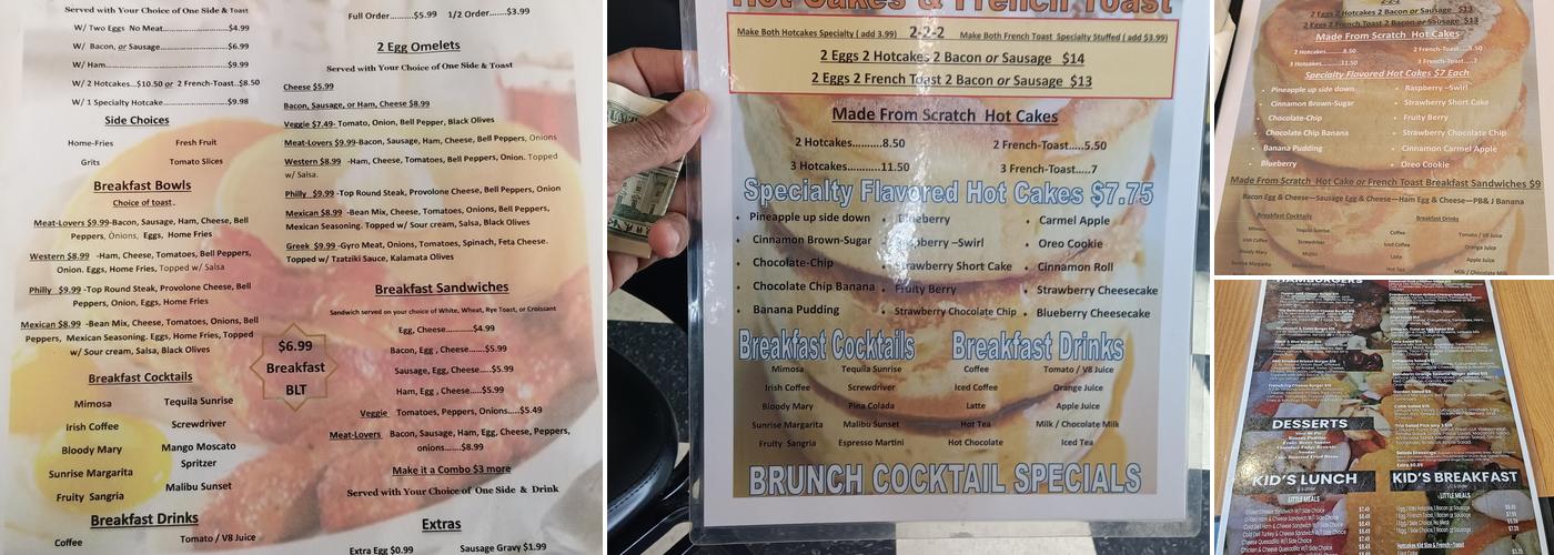 Todd and Shelly's Farm Fresh Restaurant Menu