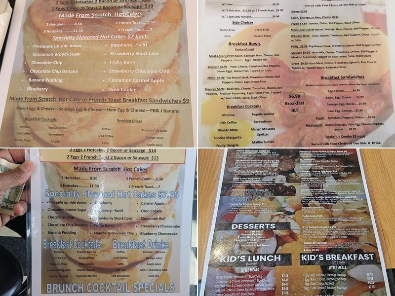 Todd and Shelly's Farm Fresh Restaurant Menu