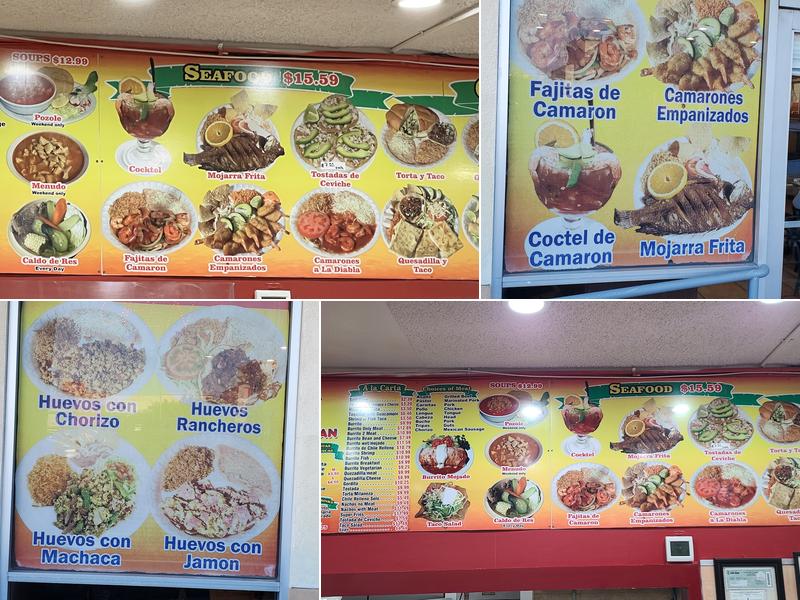 Tacos Michoacan Menu