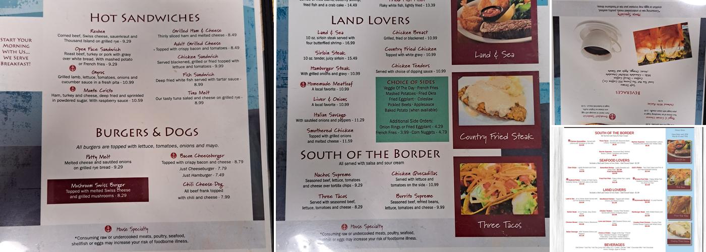 New England Pastry & Cafe Menu