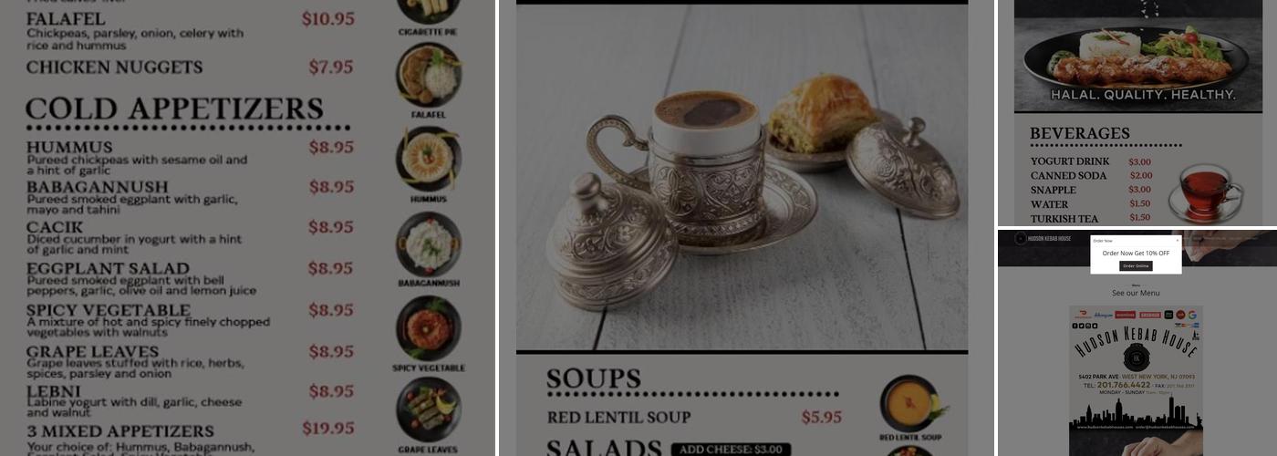 Hudson Kebab House Menu