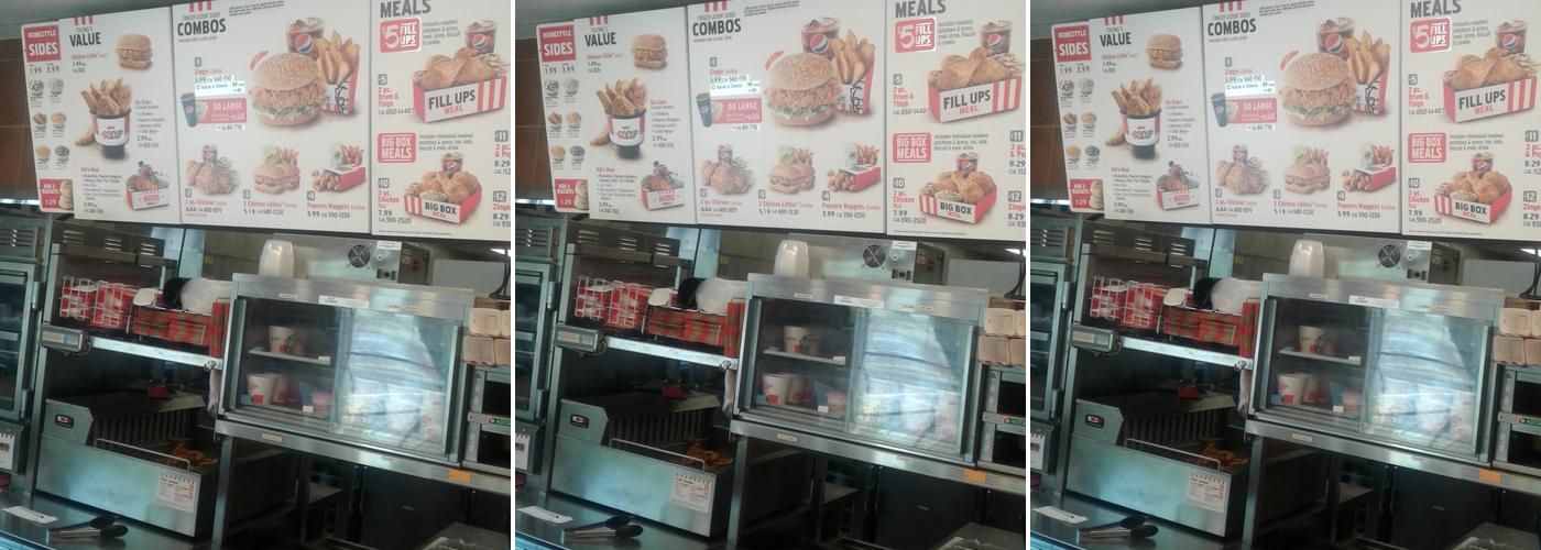 KFC Menu