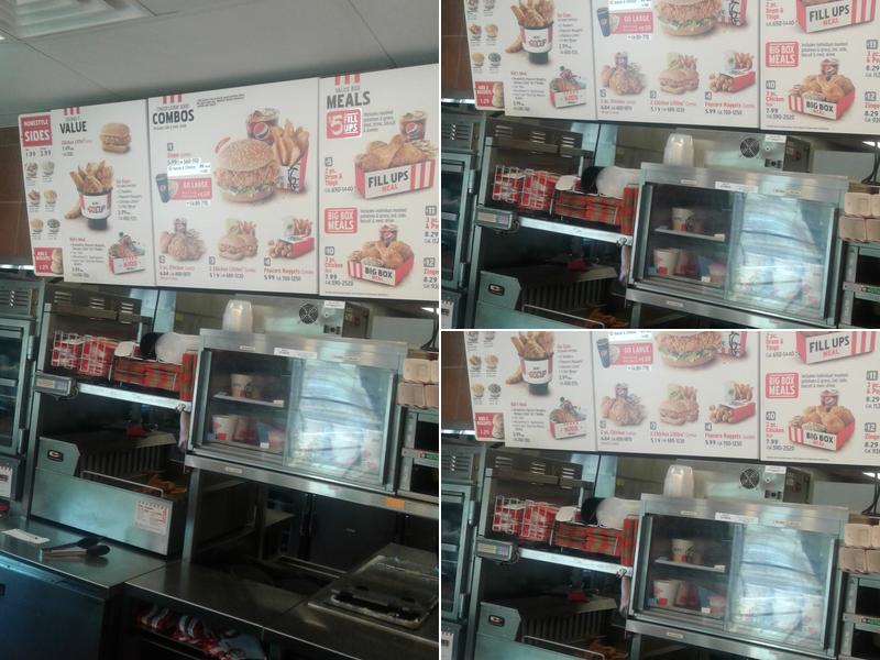 KFC Menu
