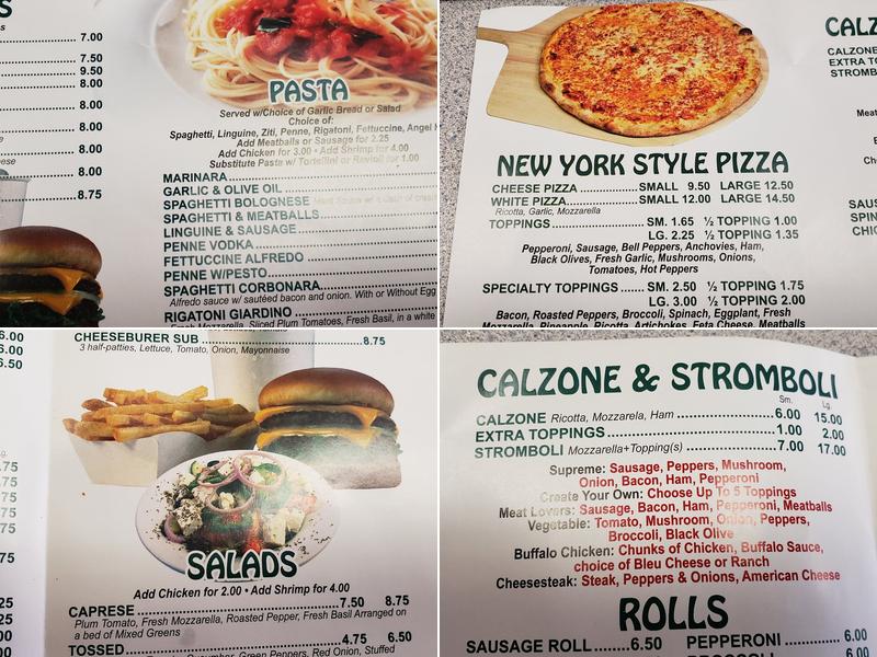 Little John's Pizza Menu