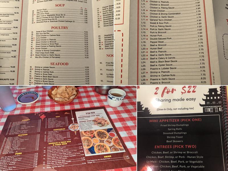 Szechuan Royale Menu