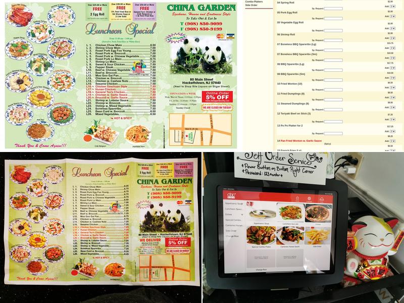 China Garden Menu