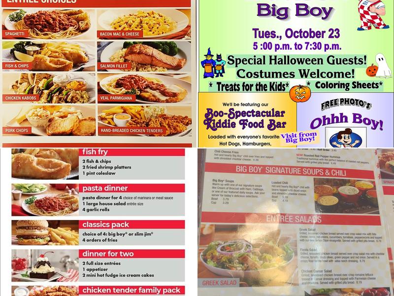 Davison Big Boy Menu