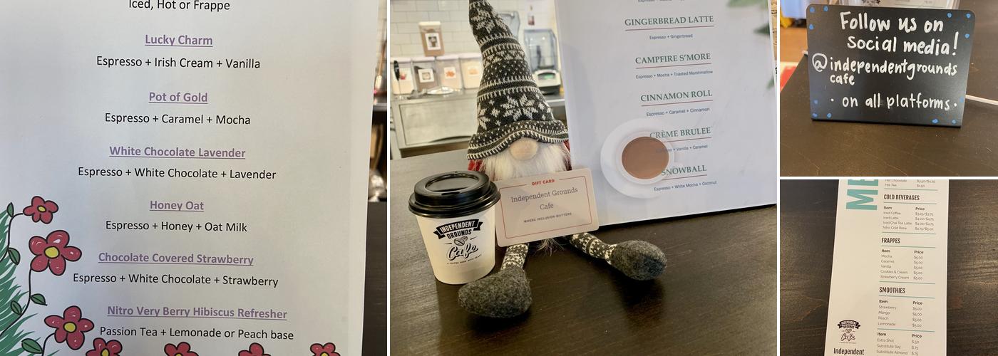 Independent Grounds Cafe Menu