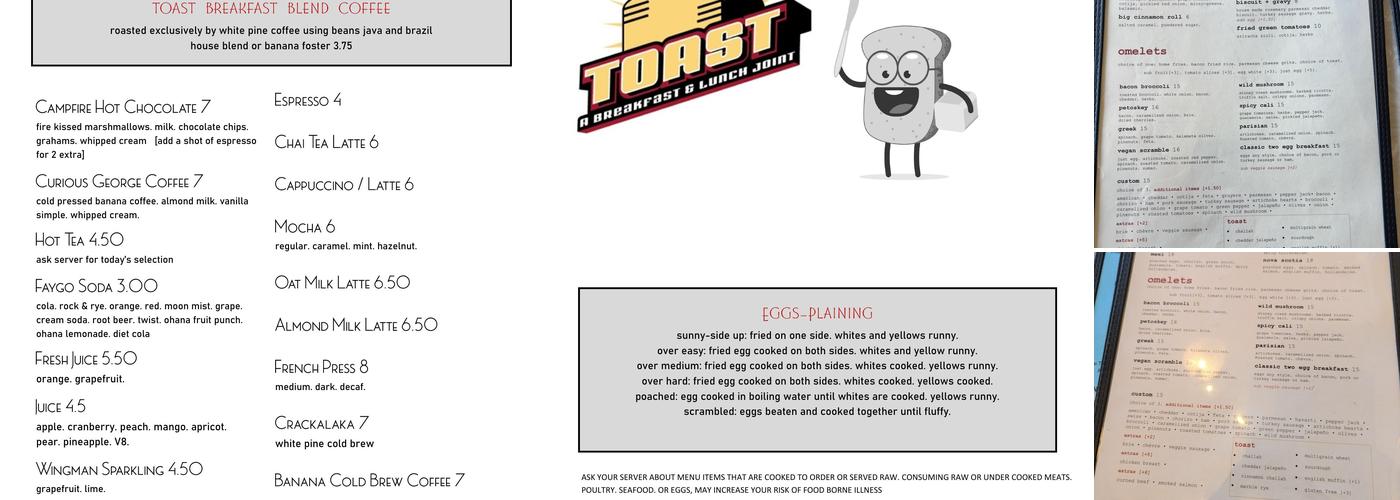Toast Menu
