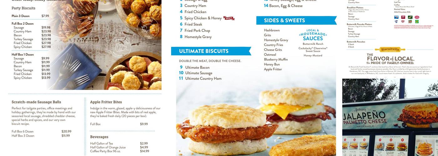 Biscuitville Menu