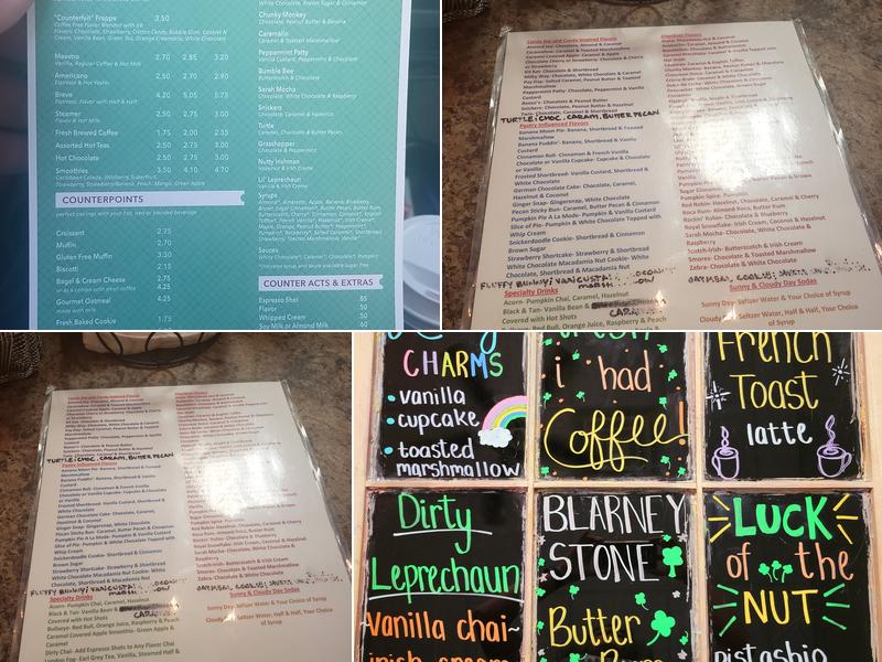 Jitterbugz Cafe and Beanery Menu