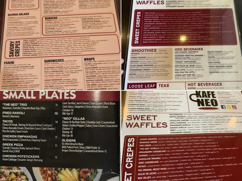 Kafe Neo Menu