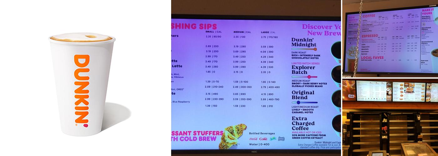 Dunkin' Menu