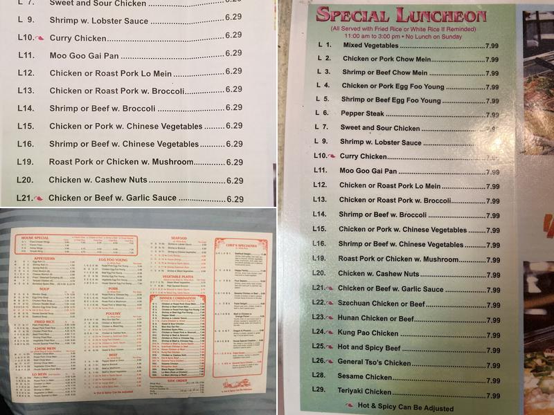 Hong Yip Restaurant Menu