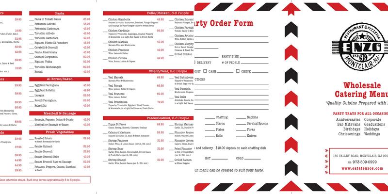 Enzo Pizzeria & Restaurant Menu