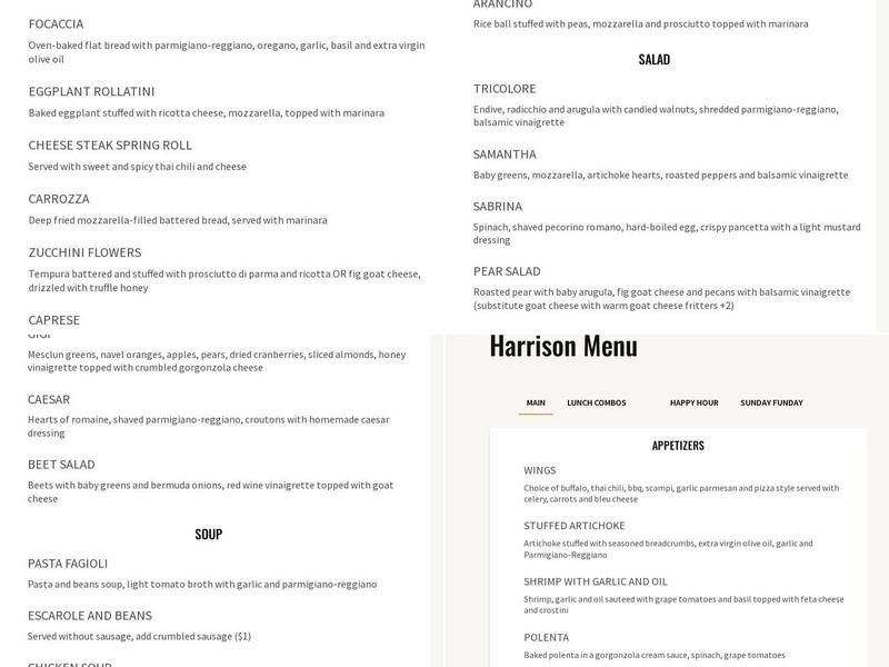 Ah' Pizz - Montclair Menu