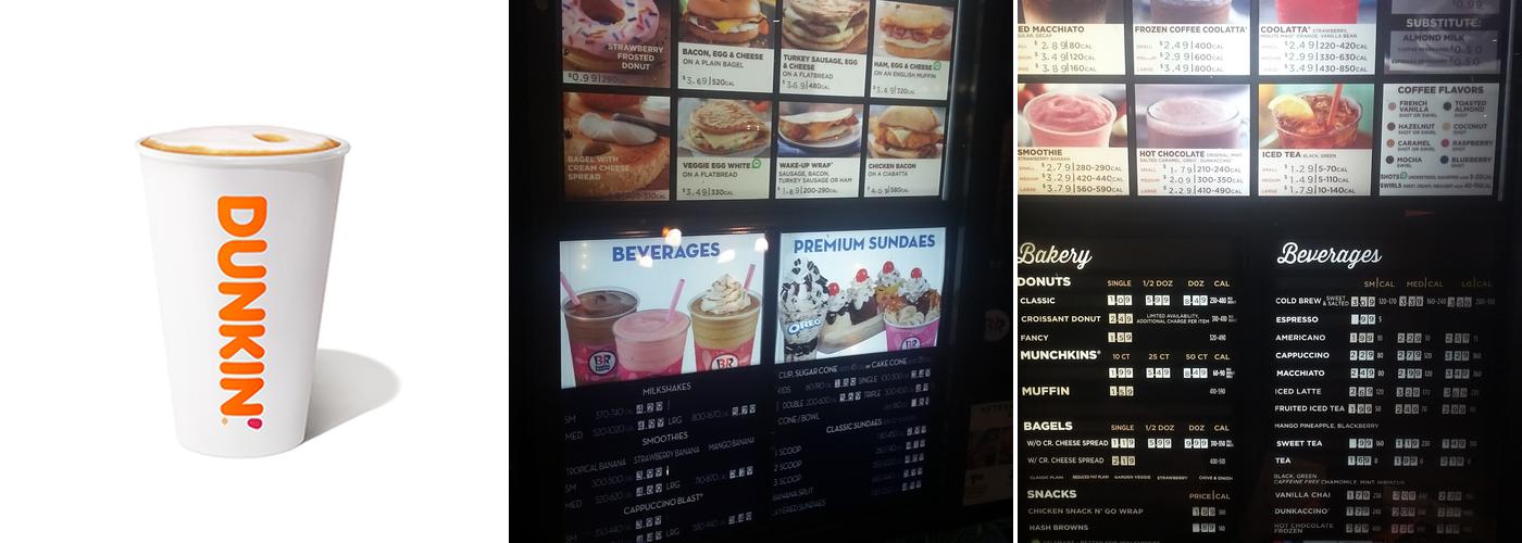 Dunkin' Menu