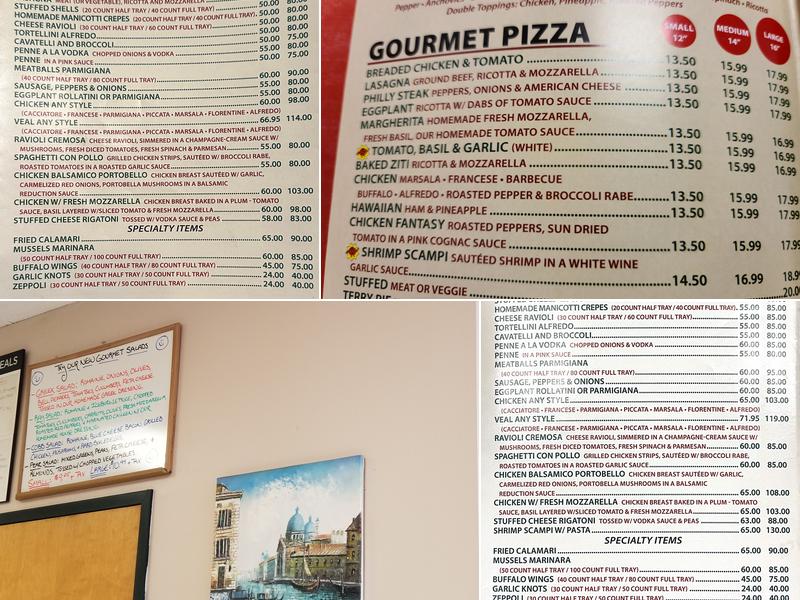Vinnie's Pizza & Pasta Menu