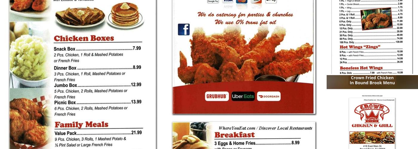 Crown Fried Chicken & Grill Menu