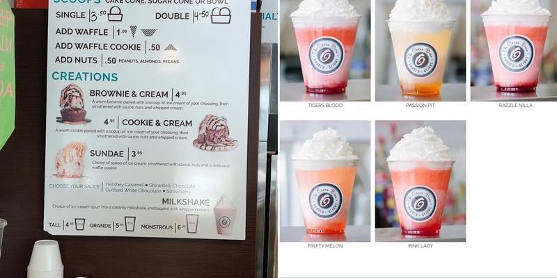 The Cocoa Bean | Bakery, Drinks, Ice Cream Menu