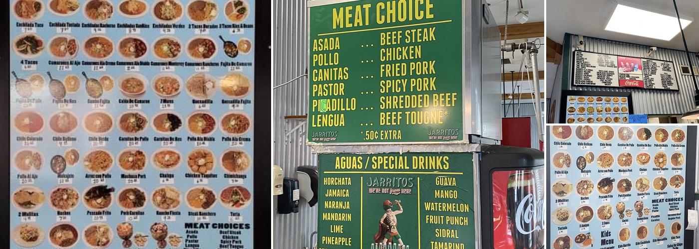 El Rancho Taqueria Menu