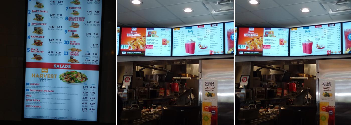 Wendy's Menu