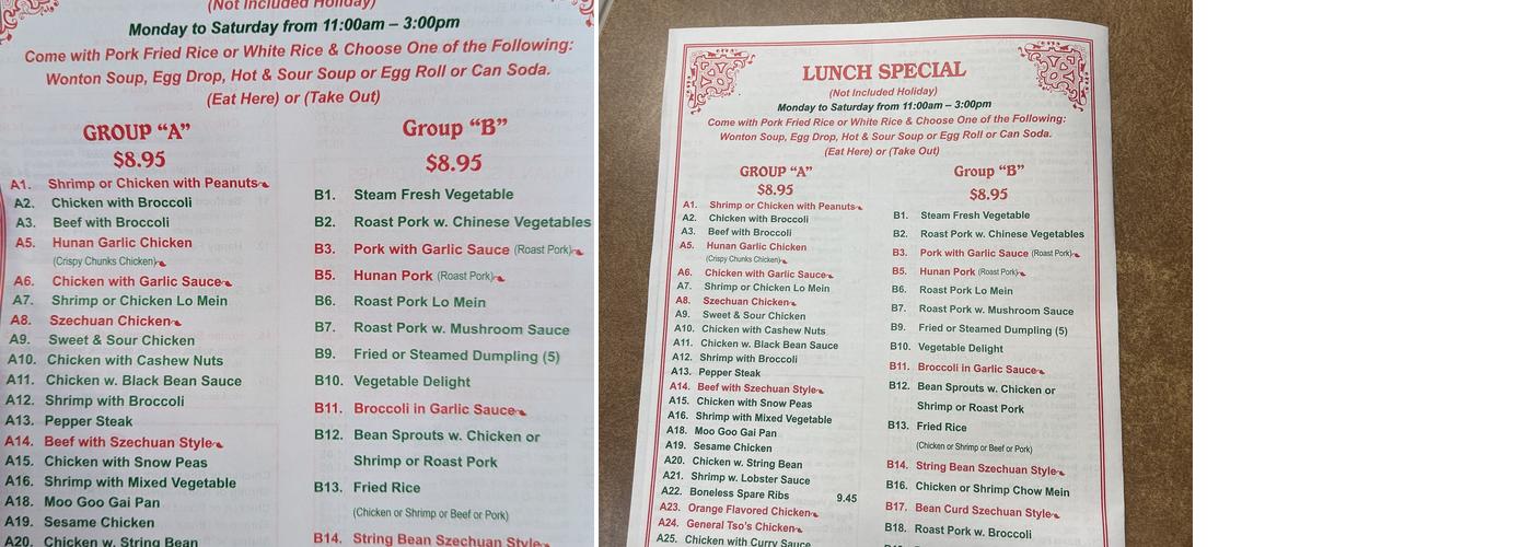 Szechuan Kitchen Menu