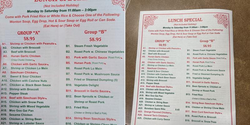 Szechuan Kitchen Menu