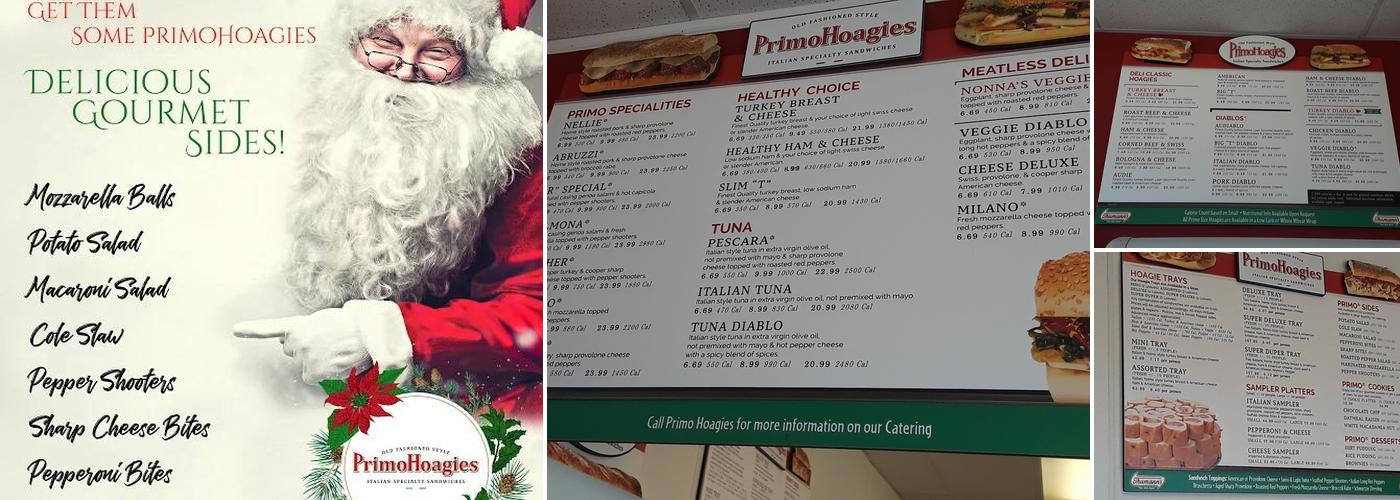 PrimoHoagies Menu